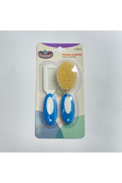 Kit Pente e Escova Passear Cerdas Naturais