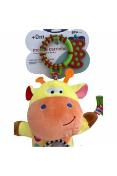 MOBILE CARRINHO CHOCALHO MORDEDOR GIRAFA - H168090-0